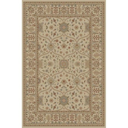 Concord Global Trading Concord Global 49017 7 ft. 10 in. x 9 ft. 10 in. Jewel Voysey Tonel - Ivory 49017